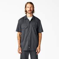 FLEX Relaxed Fit Short Sleeve Work Shirt - Charcoal Gray (CH)
