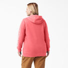Women&#39;s Plus Heavyweight Logo Sleeve Hoodie - Tea Rose &#40;T1R&#41;