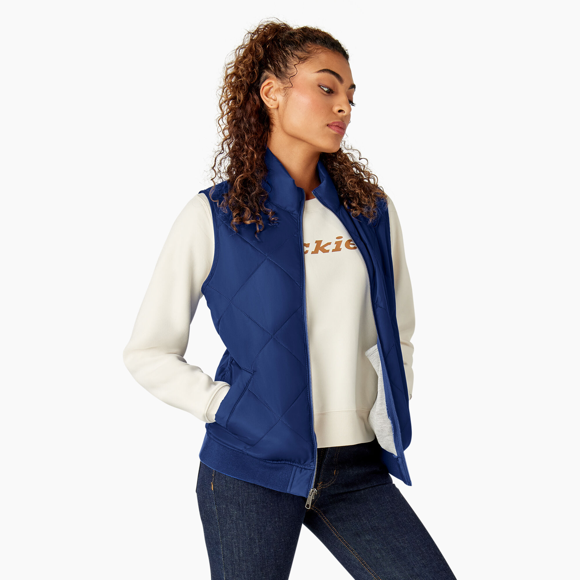 Womens store quilted vest