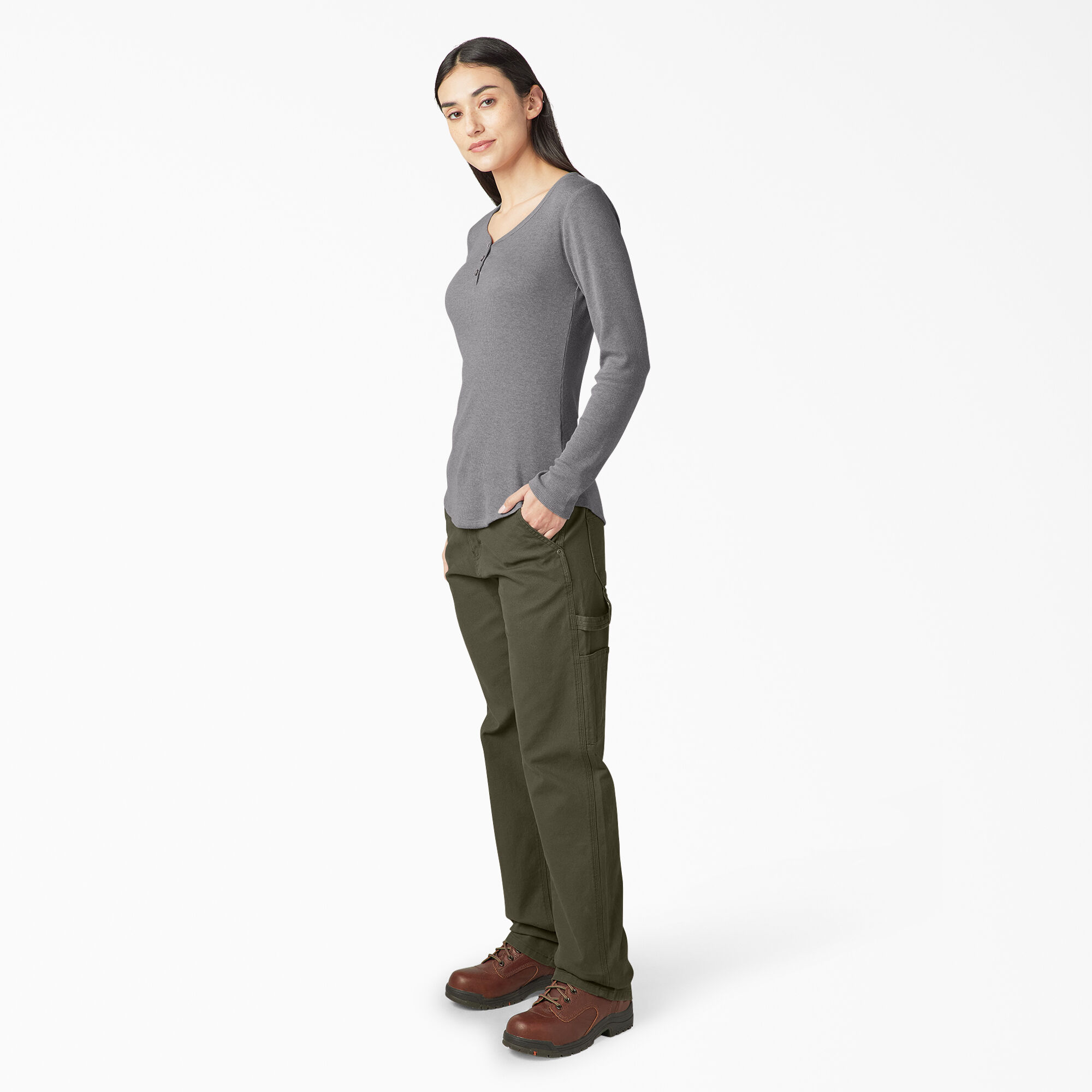 L'Appartement【GOOD GRIEF!】 HENLEY NECK Seven Senses Henley Slate LS (Final Sale) – JACK HILL