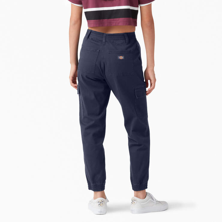 Women's High Rise Fit Cargo Jogger Pants - Ink Navy (IK) image number 2