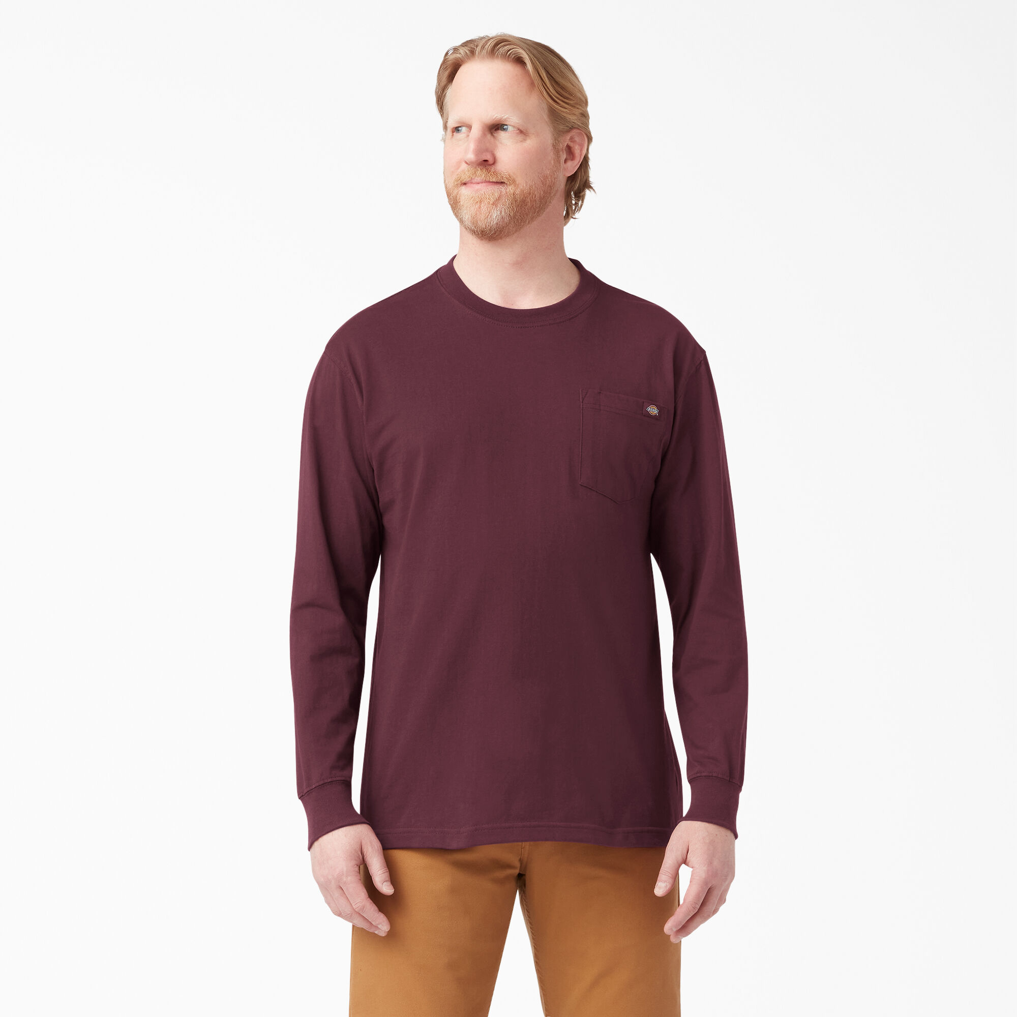 burgundy dickies shirt