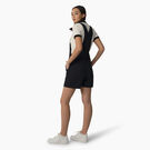 Women&#39;s Duck Bib Shortalls - Stonewashed Black &#40;SBK&#41;