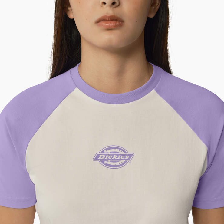Women's Sodaville Cropped T-Shirt - Purple Rose (UR2) image number 5