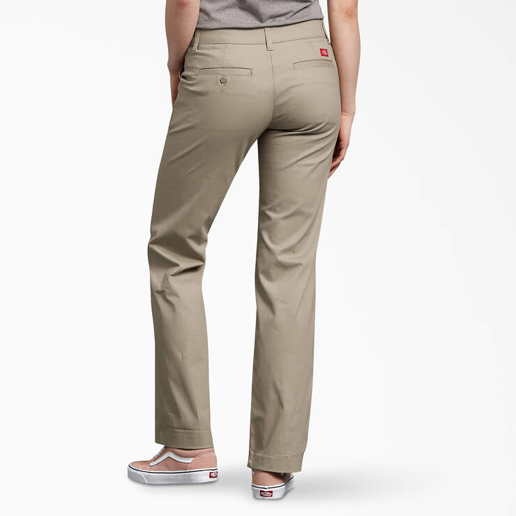 Women's Relaxed Fit Straight Leg Stretch Twill Pants