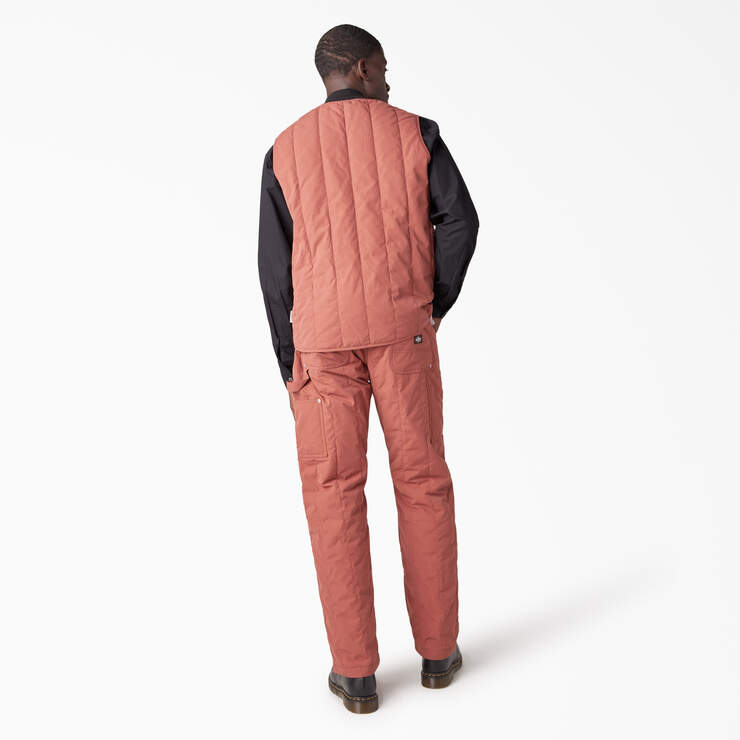 Dickies Premium Collection Quilted Vest - Mahogany (NMY) image number 6