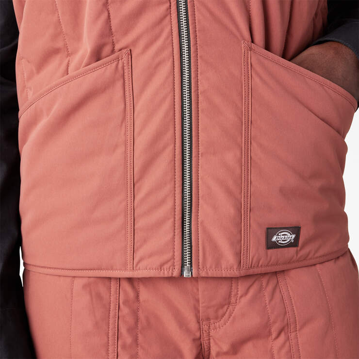 Dickies Premium Collection Quilted Vest - Mahogany (NMY) image number 8