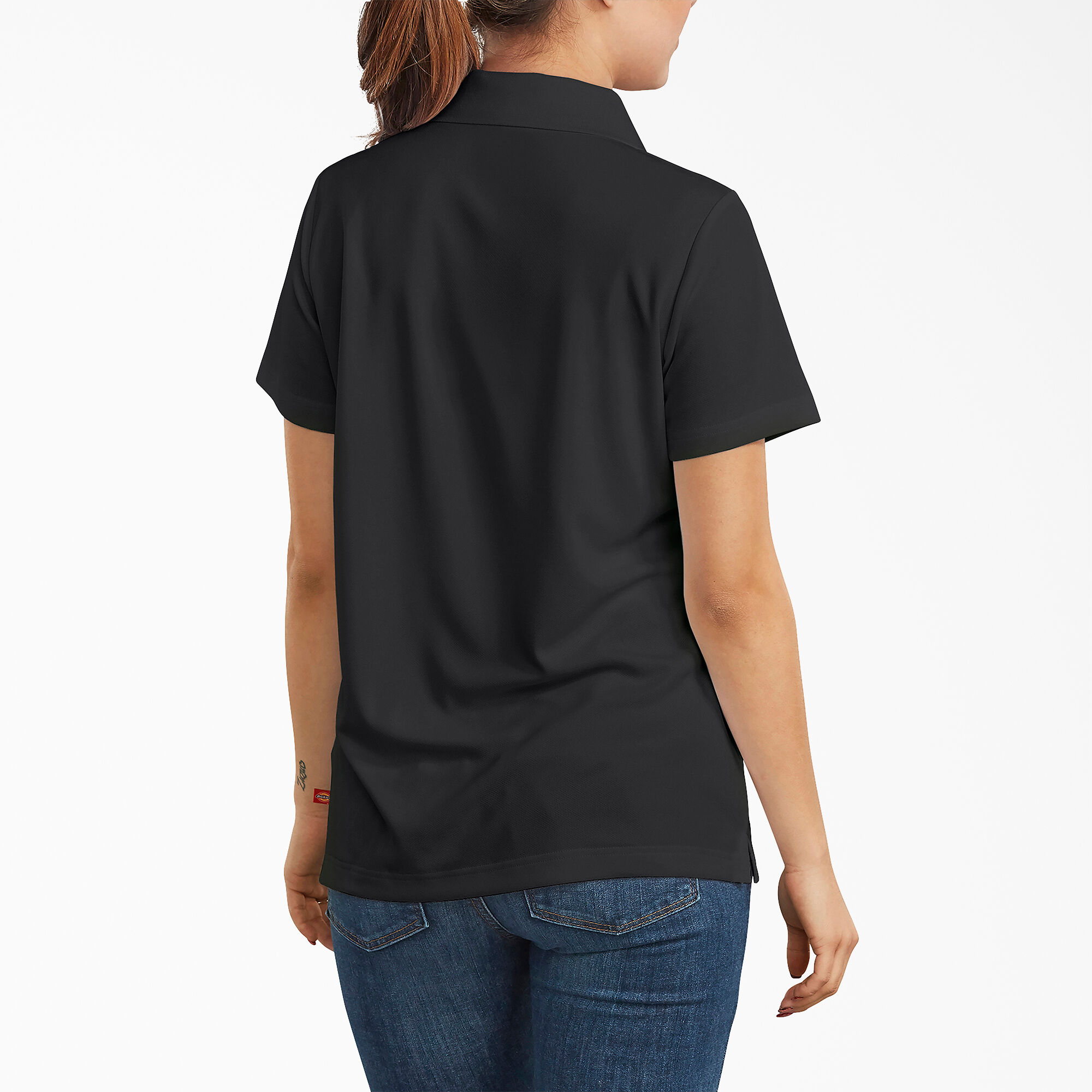 cheap black polo shirts womens