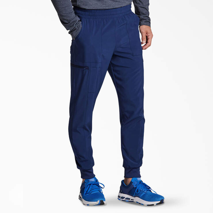 Men's EDS Essentials Jogger Scrub Pants - Navy Blue (NVY) image number 4