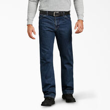Regular Fit Straight Leg Heavyweight Denim Jeans - Heritage Tinted Khaki &#40;THK&#41;