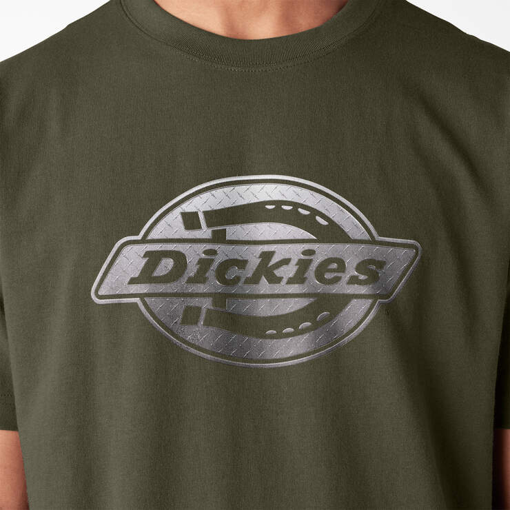 Short Sleeve Logo Graphic T-Shirt - Moss Green (MS) image number 7