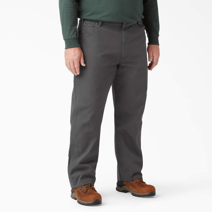Relaxed Fit Heavyweight Duck Carpenter Pants - Rinsed Slate (RSL) image number 5
