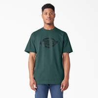 Short Sleeve Heavyweight Logo T-Shirt - Mallard Green (MG1)