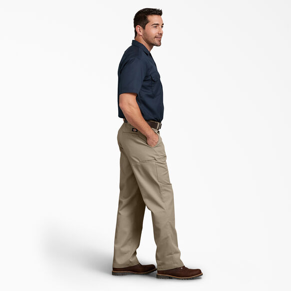 Relaxed Fit Double Knee Work Pants - Desert Sand &#40;DS&#41;