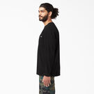 Heavyweight Long Sleeve Pocket T-Shirt - Black &#40;BK&#41;