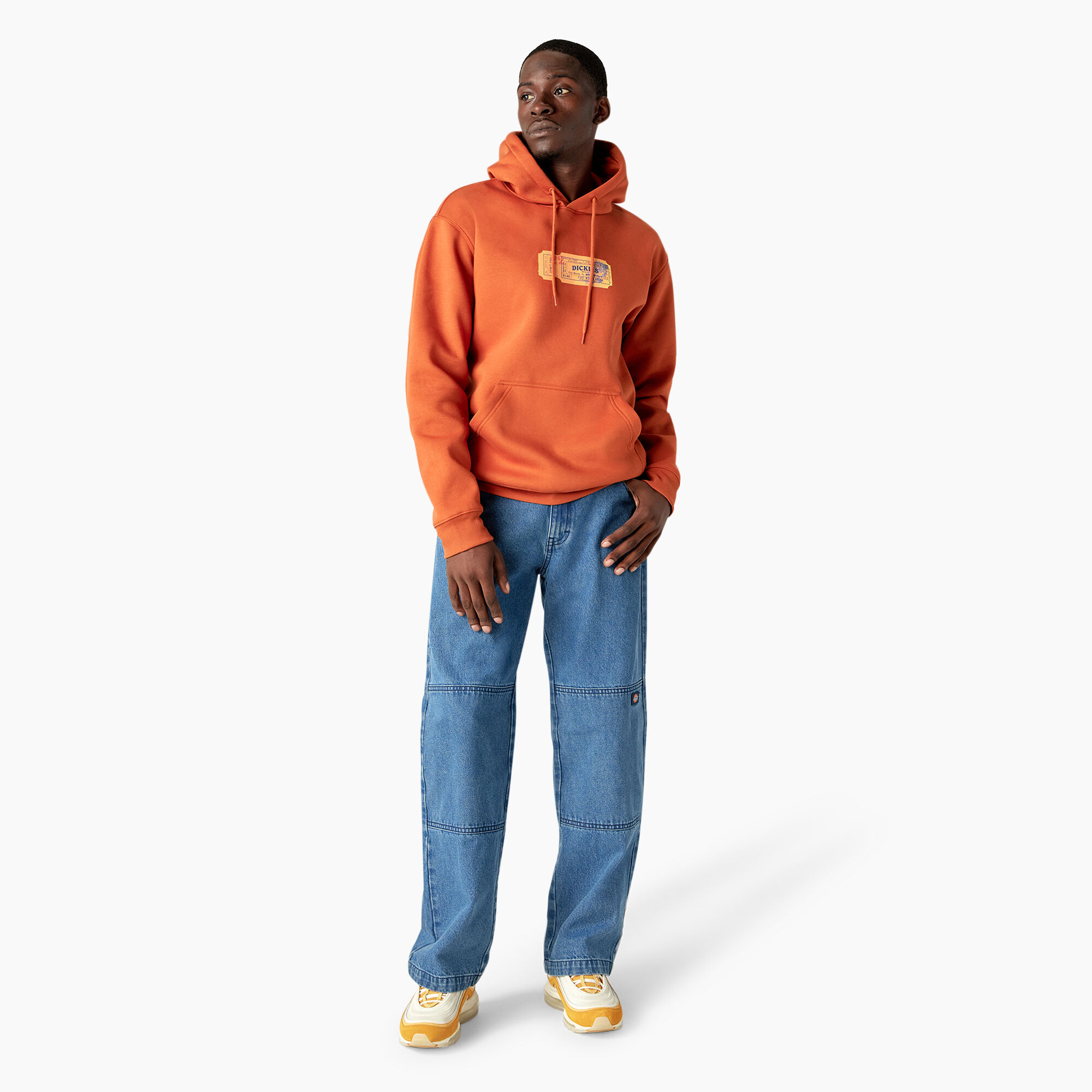 Orange dickies hot sale hoodie