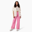 Women&#39;s Stonewashed Wide Leg Work Pants - Wild Rose &#40;WR2&#41;