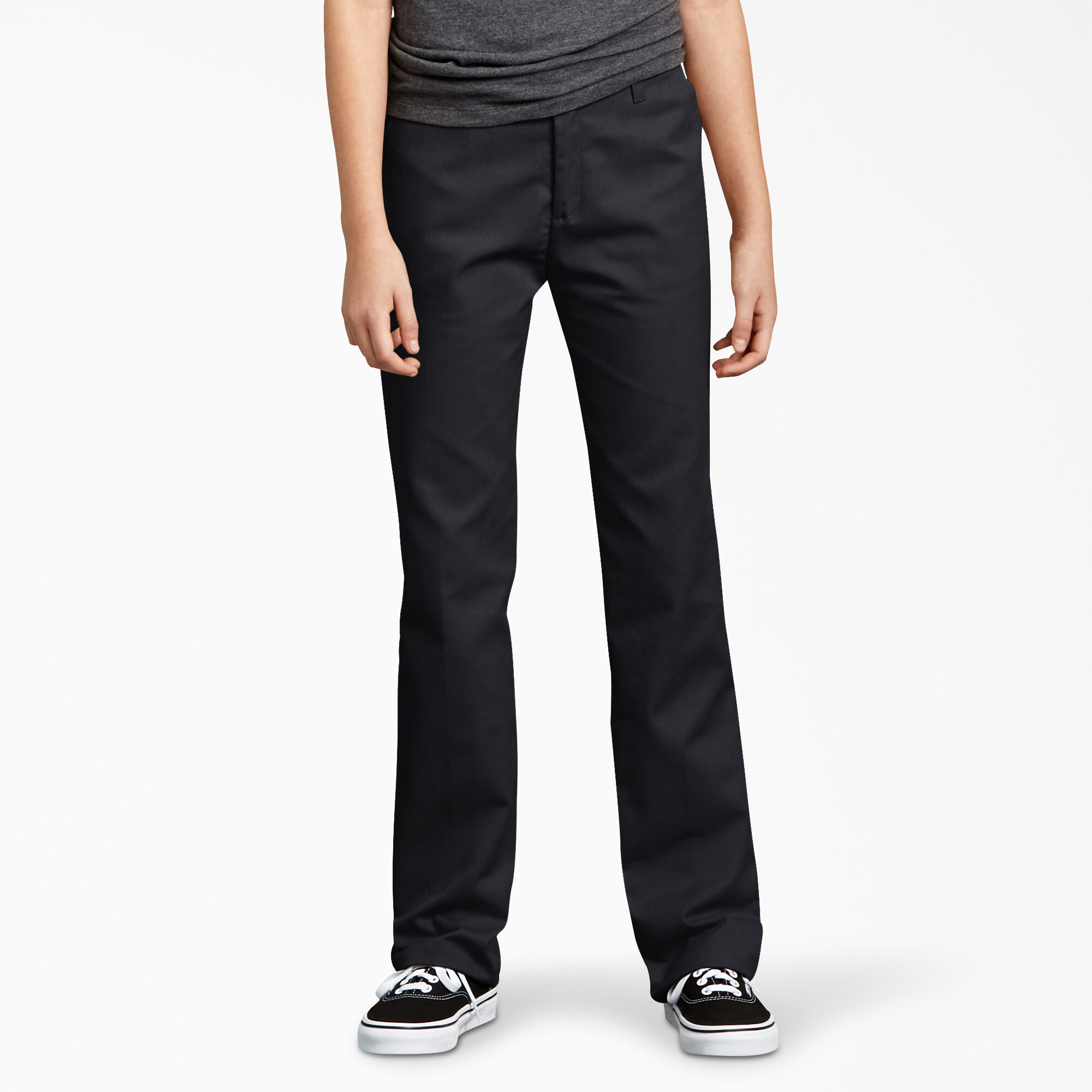 girls slim leg trousers
