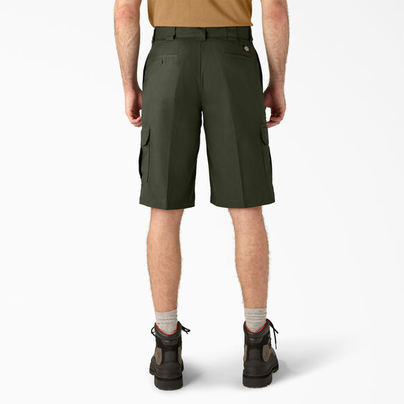 FLEX Relaxed Fit Cargo Shorts, 13&quot; - Olive Green &#40;OG&#41;