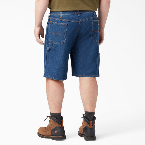 Active Waist Carpenter Shorts, 11&quot; - Stonewashed Indigo Blue &#40;SNB&#41;