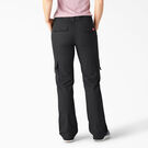 Women&#39;s Relaxed Fit Straight Leg Cargo Pants - Rinsed Black &#40;RBK&#41;