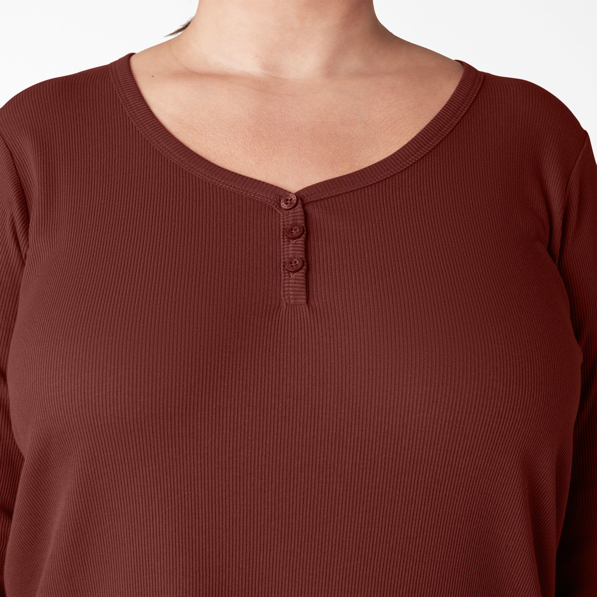 Women's plus size deals thermal henley shirts