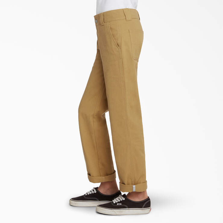 Boys’ Relaxed Fit Utility Pants - Dark Tan (DT) image number 3