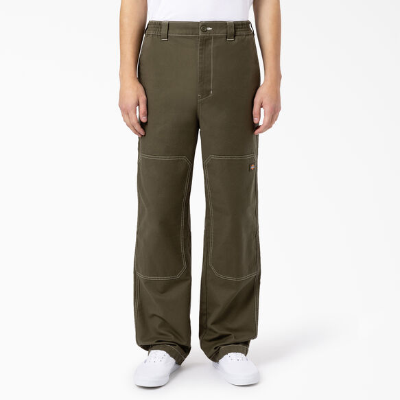 Florala Double Knee Pants - Dickies US, Military Green