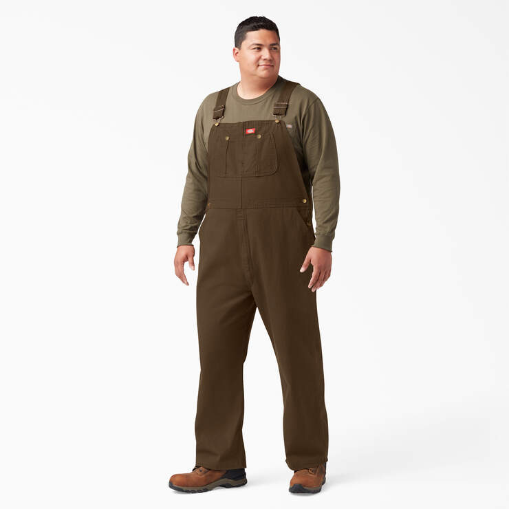 Classic Bib Overalls - Rinsed Timber Brown (RTB) image number 4