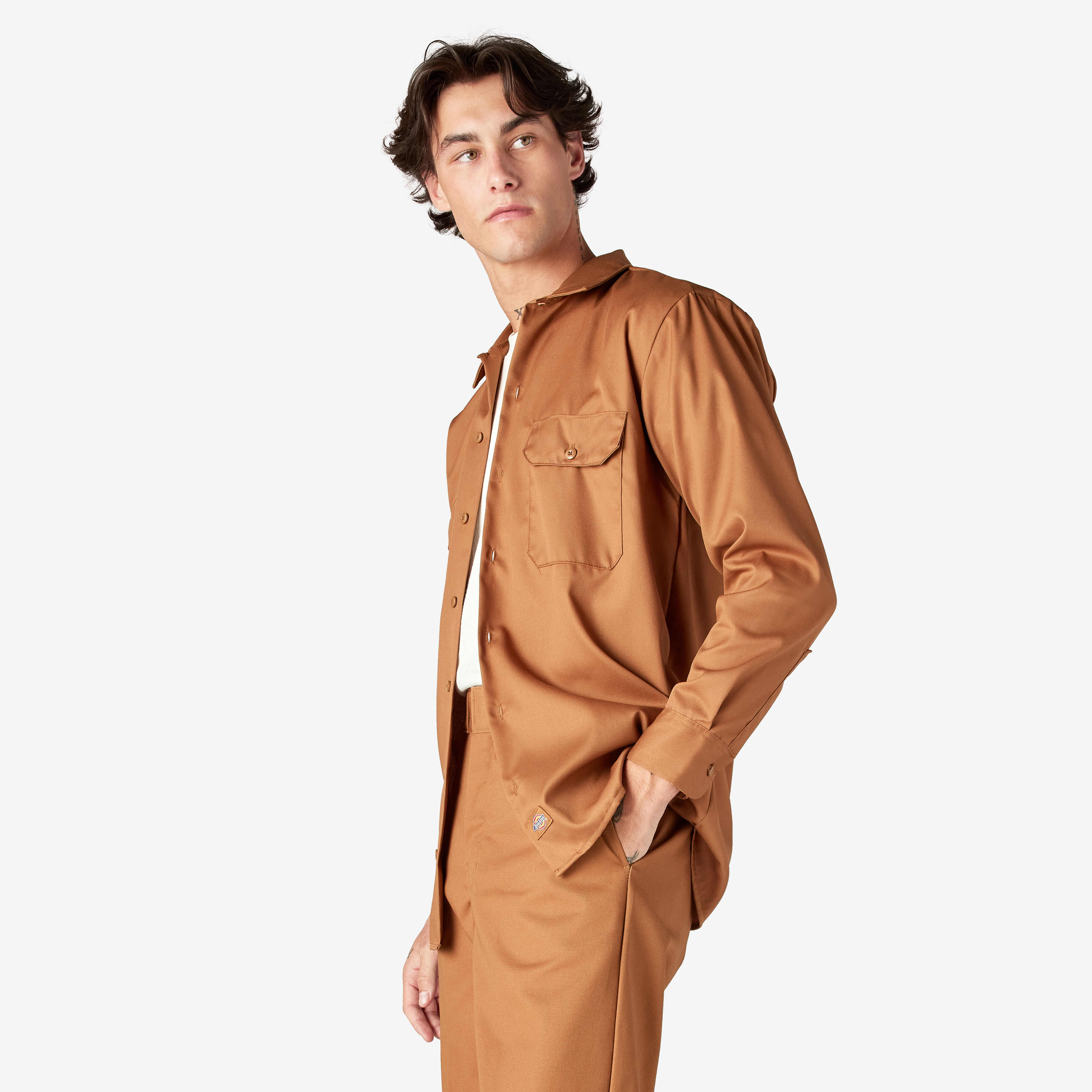 Dickies orange work shirt new arrivals