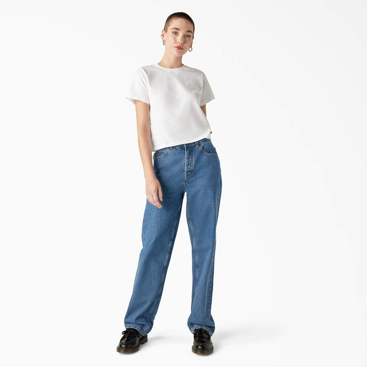 Women's Thomasville Relaxed Fit Jeans - Chambray Light Blue (CLB) image number 4