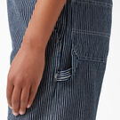 Women&#39;s Bib Shortalls, 7&#39;&#39; - Rinsed Hickory Stripe &#40;RHS&#41;