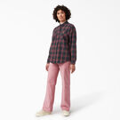 Women&#39;s Bakerhill Oversized Shirt - Wine/Black Plaid &#40;BPN&#41;