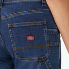 Women&rsquo;s Relaxed Fit Carpenter Shorts, 11&quot; - Stonewashed Dark Blue &#40;DSW&#41;