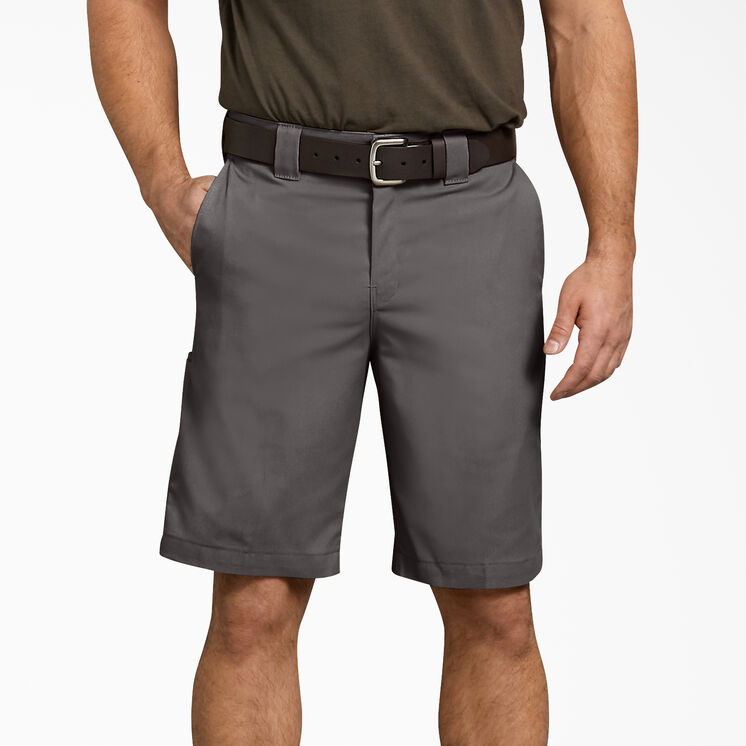 Relaxed Fit Work Shorts, 11&quot; - Gravel Gray &#40;VG&#41;