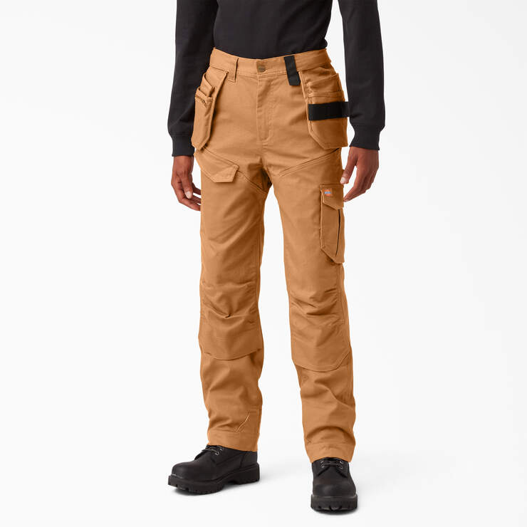 FLEX Temp-iQ® 365 Regular Fit Duck Pants - Rinsed Brown Duck (RBD) image number 1