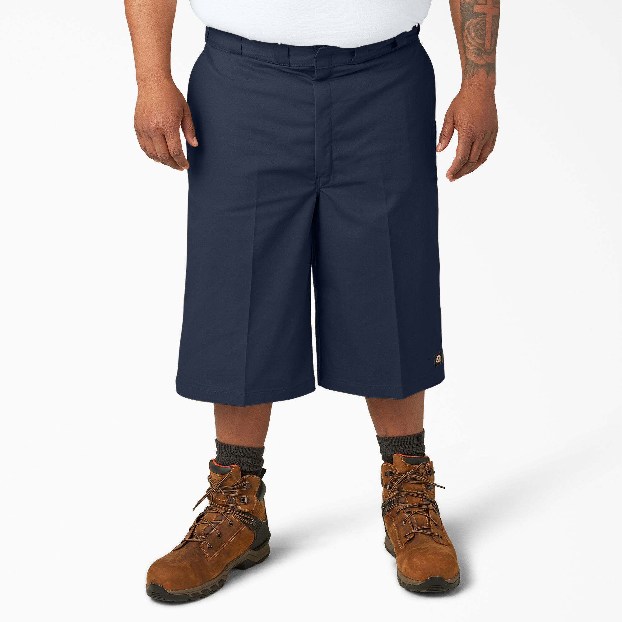 Navy blue dickie shorts sales