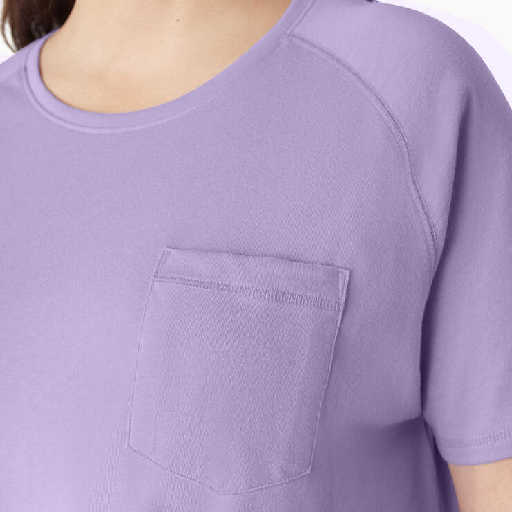 Women's Plus Cooling Short Sleeve Pocket T-Shirt - Purple Rose (UR2) image number 5