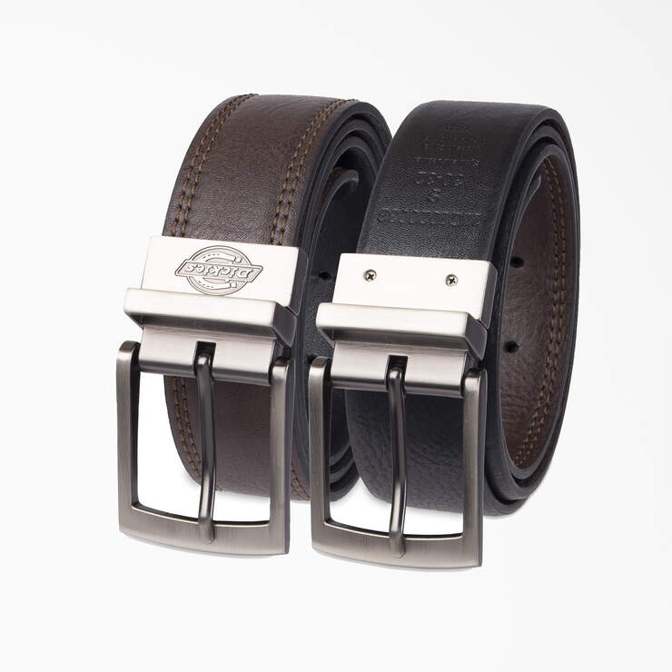 Two-In-One Reversible Stretch Belt - Brown (BR) image number 3