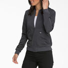 Women&#39;s Balance Zip Front Scrub Jacket - Pewter Gray &#40;PEW&#41;