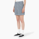 Women&#39;s Hickory Stripe Shorts, 5&quot; - Airforce Blue &#40;AF&#41;