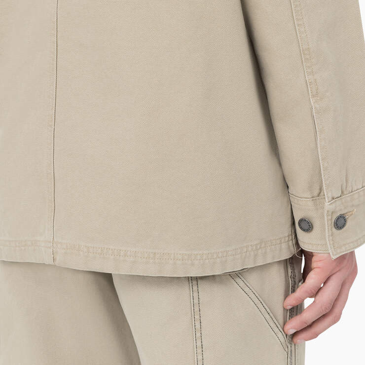 Stonewashed Duck Unlined Chore Coat - Stonewashed Desert Sand (SDS) image number 5