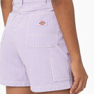Women&#39;s Hickory Stripe Shorts, 5&quot; - Purple Rose &#40;UR2&#41;