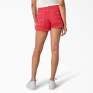 Women&#39;s High Waisted Carpenter Shorts, 3&quot; - Bittersweet &#40;BW2&#41;