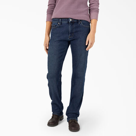 Women&#39;s Warming Work Jeans - Stonewashed Medium Blue &#40;MSW&#41;