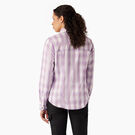 Women&#39;s Cooling Roll-Tab Work Shirt - Purple Rose Hillside Plaid &#40;A2D&#41;