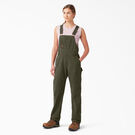 Women&#39;s Relaxed Fit Bib Overalls - Rinsed Moss Green &#40;RMS&#41;