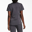 Women&#39;s Balance V-Neck Chest Pocket Scrub Top - Pewter Gray &#40;PEW&#41;