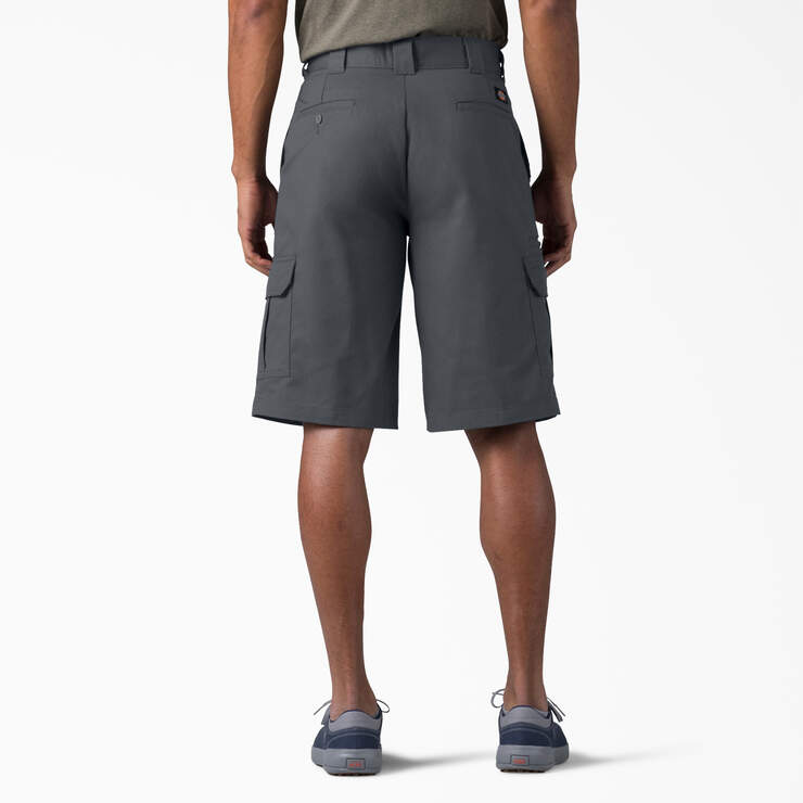 FLEX Relaxed Fit Cargo Shorts, 13" - Charcoal Gray (CH) image number 2