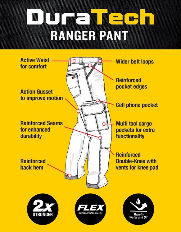 DuraTech Ranger Ripstop Cargo Pants - Desert Khaki &#40;DS&#41;